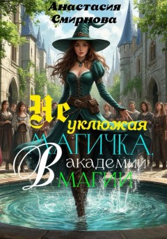 Неуклюжая магичка, в академии магии.