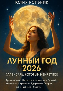 Лунный год 2026: Календарь, который меняет всё Лунные фазы • Гороскопы по знакам • Лунный навигатор • Красота • Здоровье • Огород • Дом • Деньги • Работа