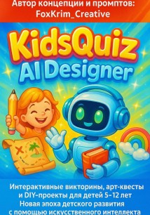 KidsQuiz AI Designer: Игровые викторины, арт-квесты и DIY-проекты с искусственным интеллектом для детей 5–12 лет
