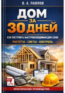 Как построить быстровозводимый дом за месяц